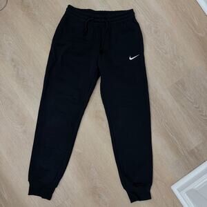 Women’s Nike Sportswear Club Fleece Mid Rise Joggers Black Size Small S